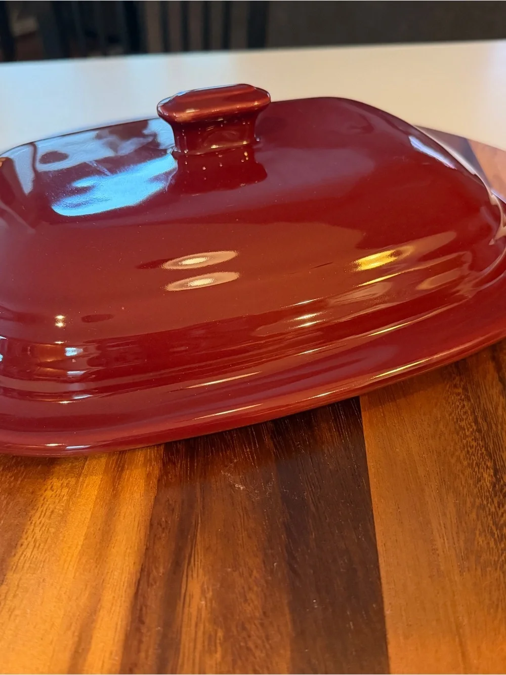 RETIRED Pampered Chef Cranberry Deep Covered Baker